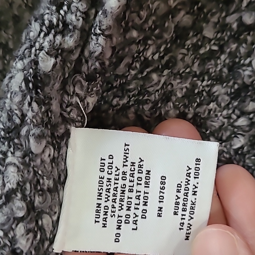 Ruby Rd Open Drape Front Sweater/Wrap Size 2x - image 5